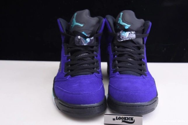 1st Kicks Shoes Air 136027-500 Grape Alternate Retro Jordan 5 0726
